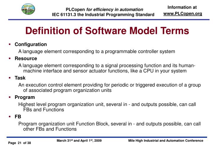 PPT PLCopen IEC 6 1131 3 PowerPoint Presentation