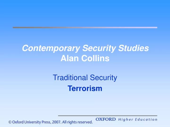 contemporary security studies alan collins n.