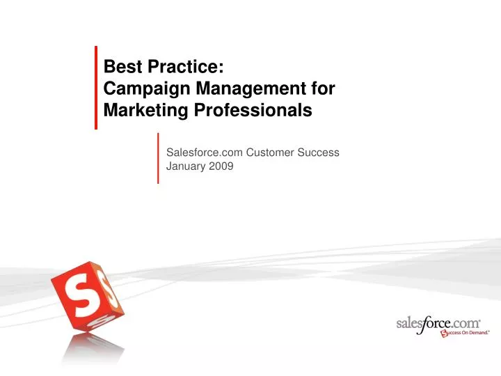 best practice campaign management for marketing professionals n.