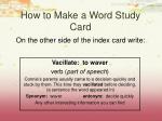 PPT - Vocabulary Building PowerPoint Presentation - ID:122610