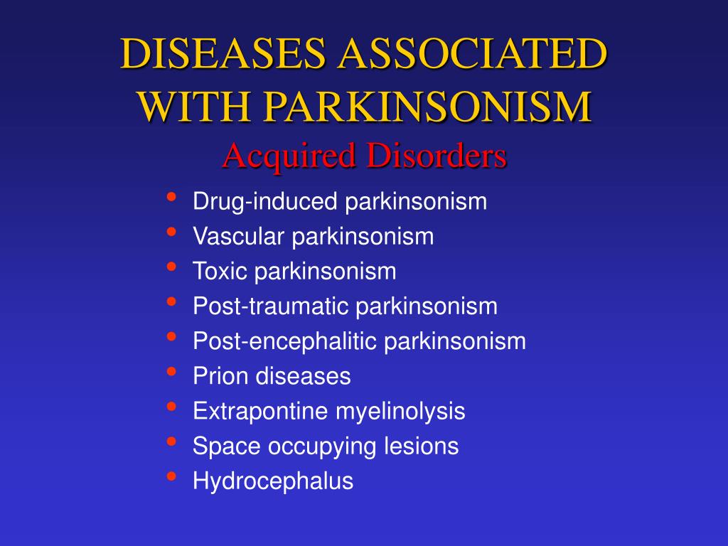 PPT - ATYPICAL PARKINSONIAN DISORDERS PowerPoint ...