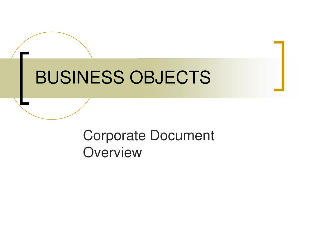 PPT - BUSINESS OBJECTS PowerPoint Presentation, free download - ID:122714