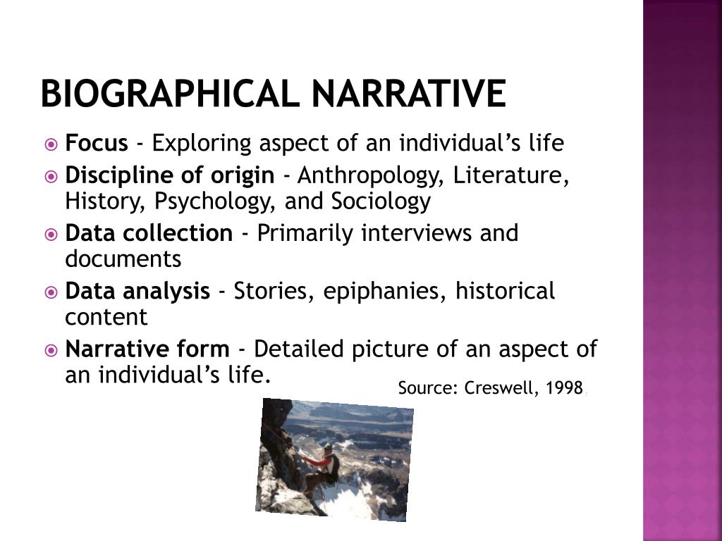 biographical narrative research method
