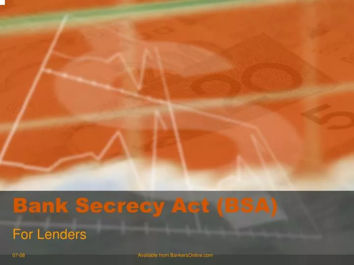 bank secrecy act bsa n.