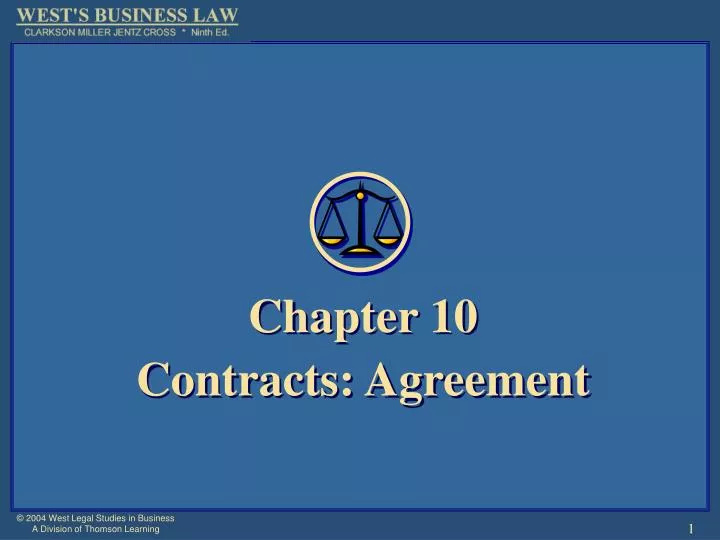 chapter 10 contracts agreement n.