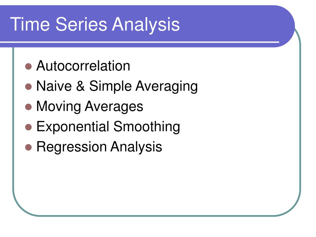 presentation time series