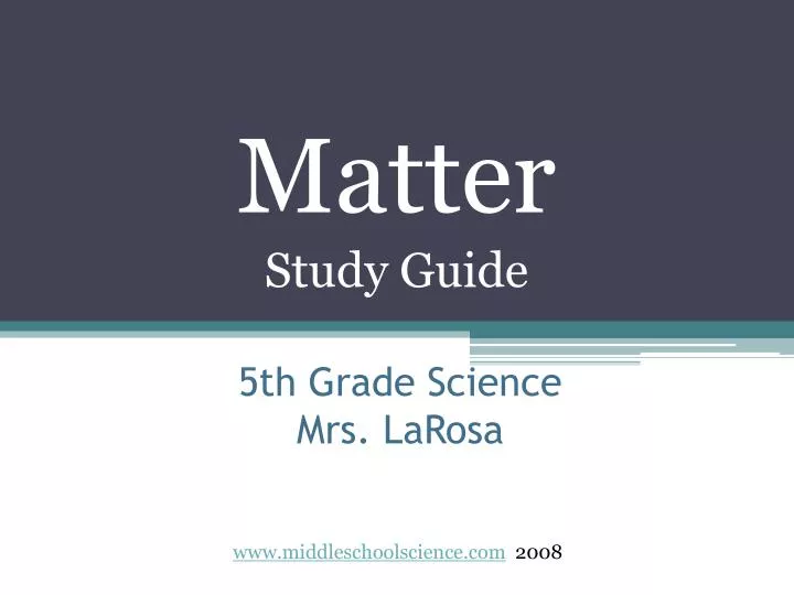 5th grade science mrs larosa n.
