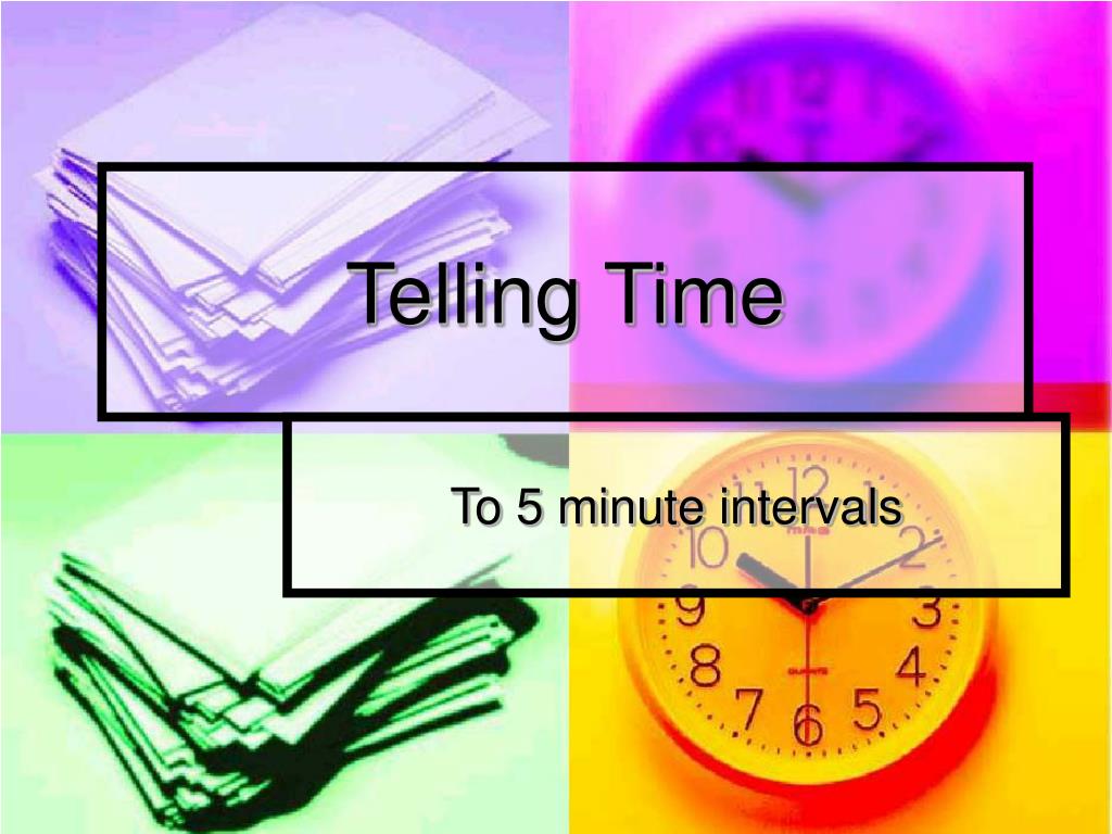 presentation of time