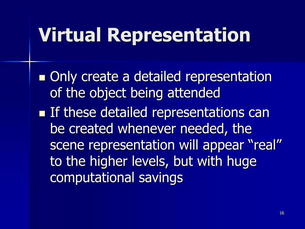 definition of virtual representation