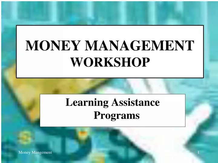 PPT MONEY MANAGEMENT PowerPoint Presentation, free download