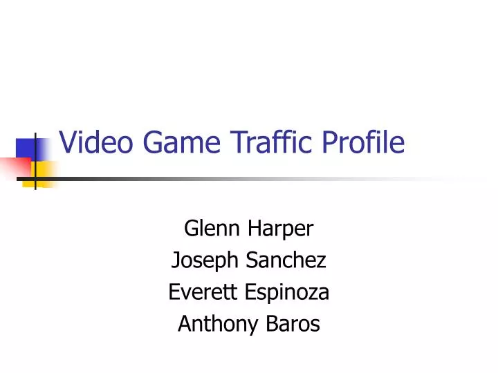 video game traffic profile n.