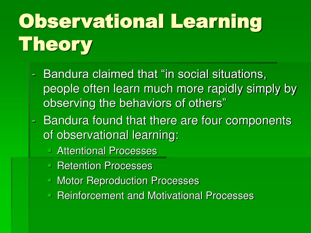 observation theory observation theory