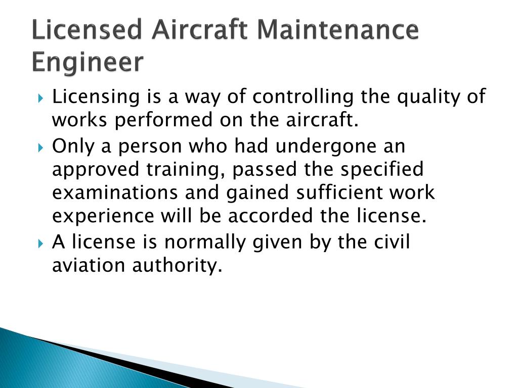 PPT How To Become Aircraft Maintenance Engineer PowerPoint 