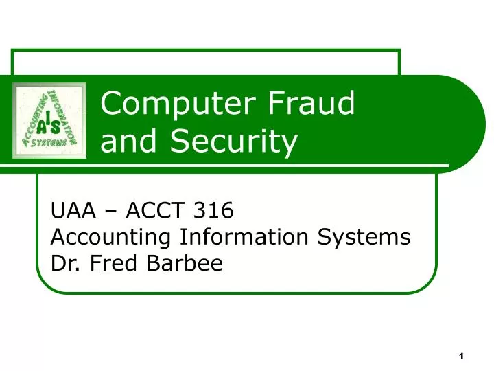 computer fraud and security n.