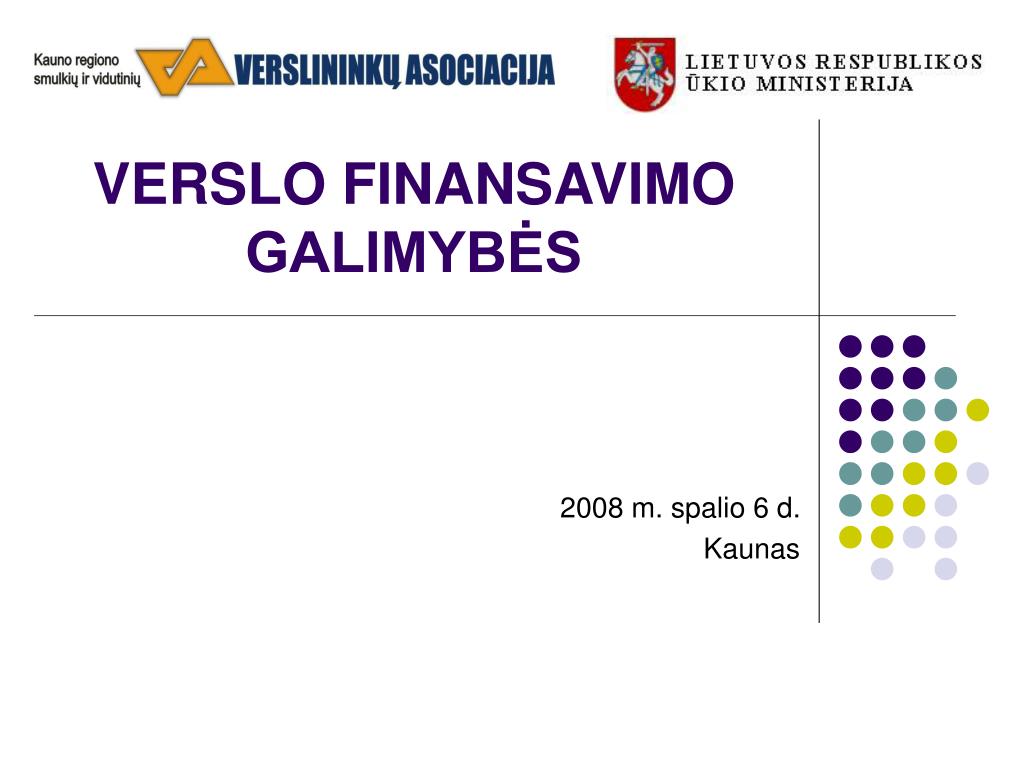 Verslo Finansavimas Lietuvoje – Galimybės, Būdai ir Šaltiniai