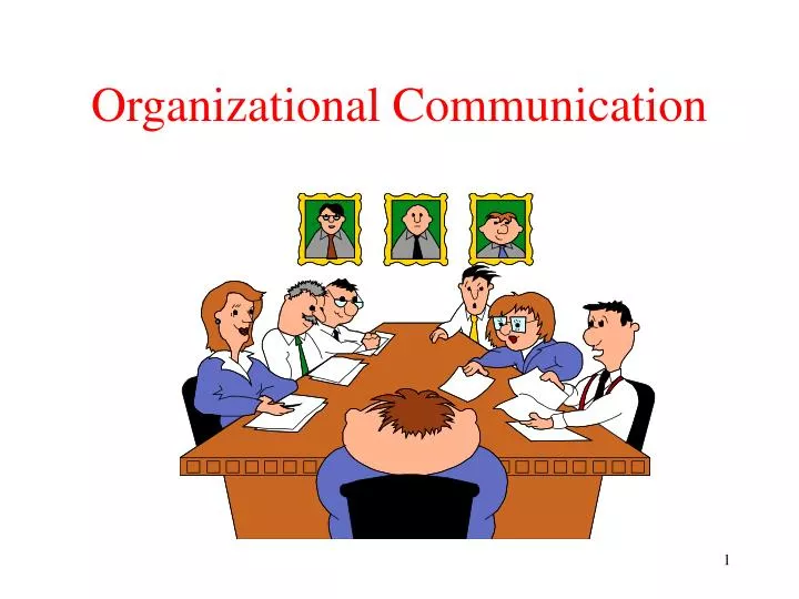 presentation about communication in an organization