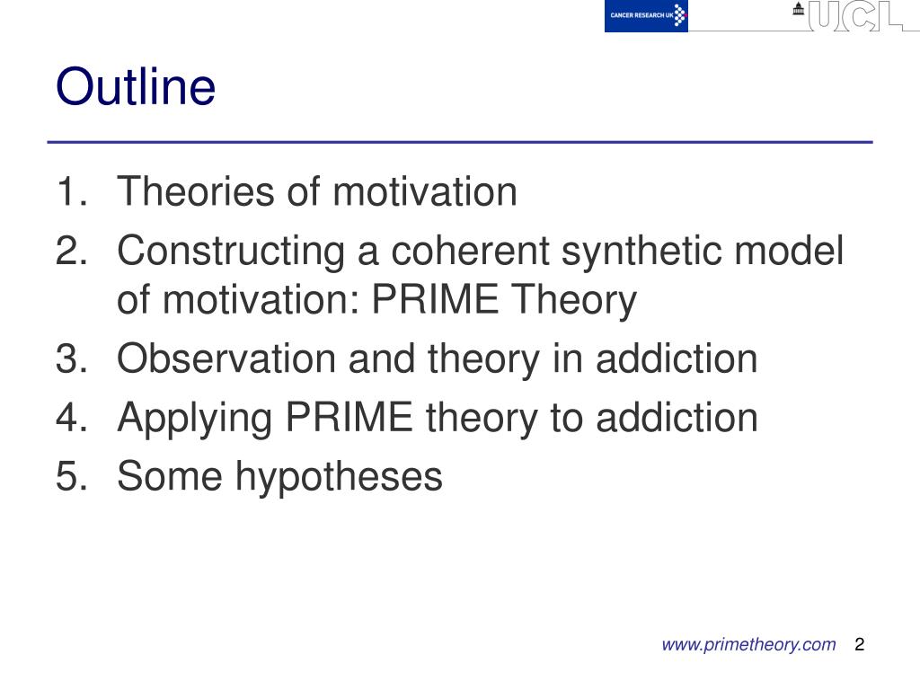 PPT - PRIME Theory of Motivation and its application to addiction  PowerPoint Presentation - ID:1239440