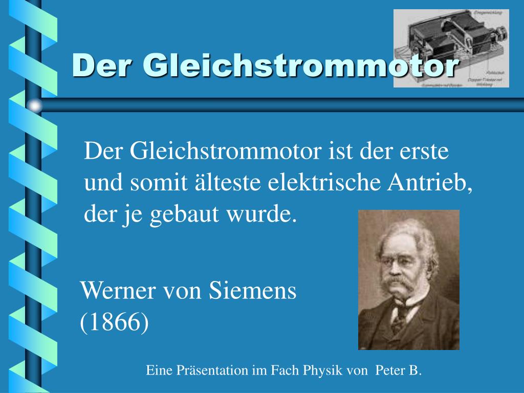 PPT - Der Gleichstrommotor PowerPoint Presentation, free download -  ID:1240497