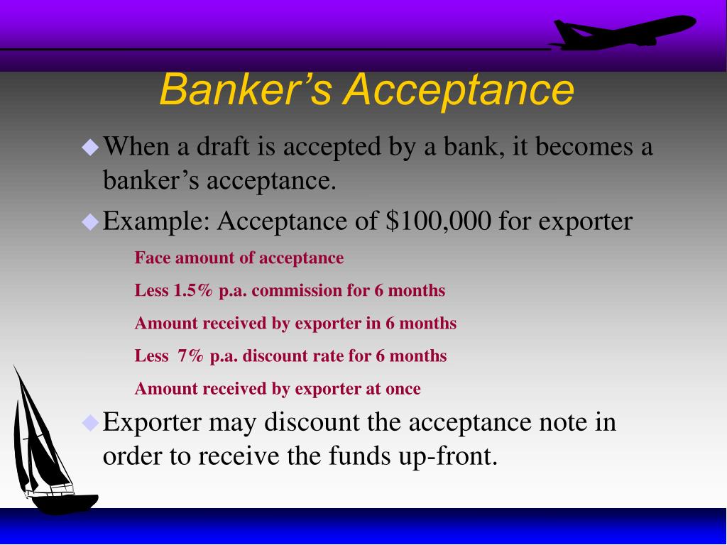 Banker acceptance