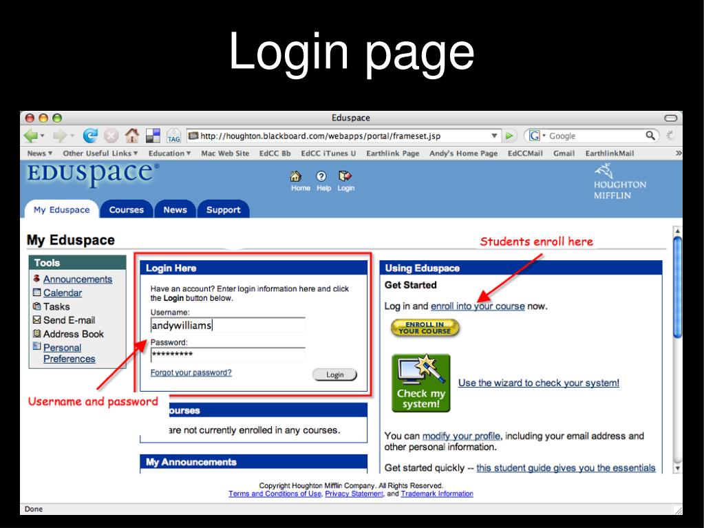 Edusystem Sign In PPT - How to Use Eduspace Tools with Financial and Managerial ...