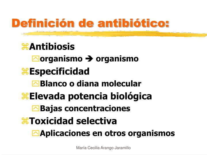 antibiosis definicion
