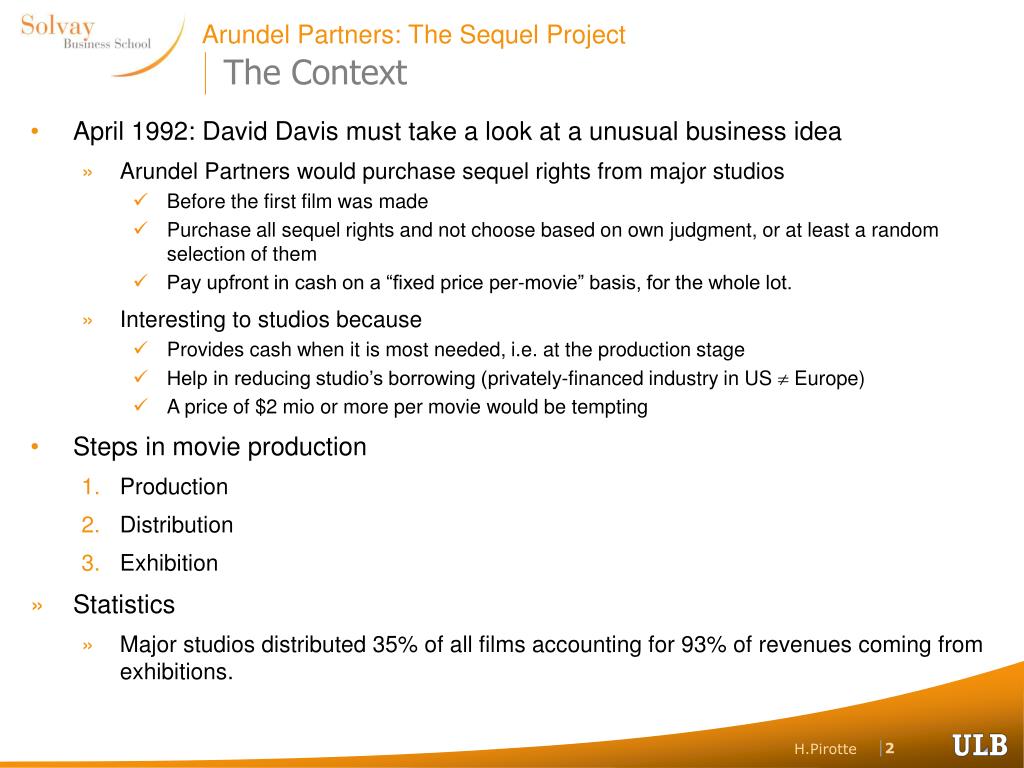 Analysis Of The Movie Arundel Partners