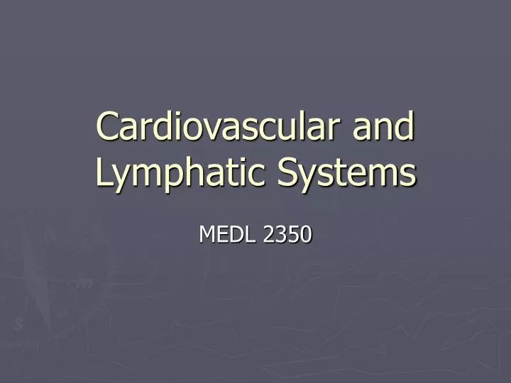 cardiovascular and lymphatic systems n.