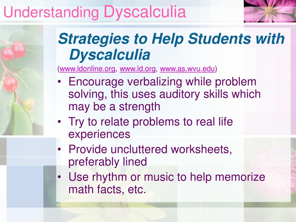 research on dyscalculia