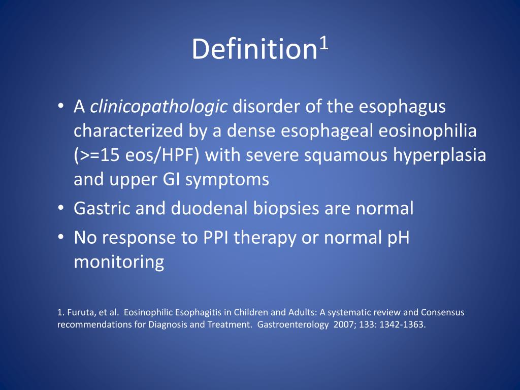 The 'skinny' on eosinophilic esophagitis