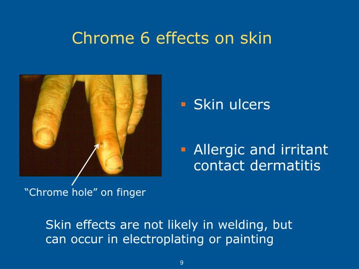 PPT Hexavalent Chromium (chrome 6) PowerPoint Presentation ID1247302