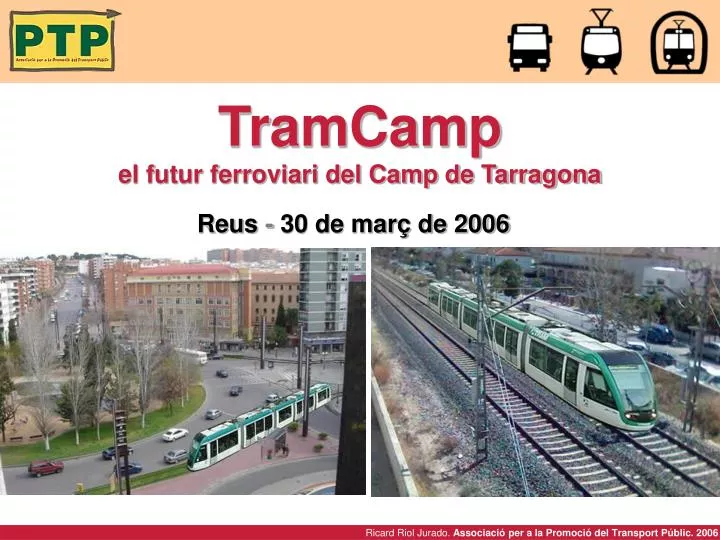 PPT TramCamp El Futur Ferroviari Del Camp De Tarragona PowerPoint ppt-tramcamp-el-futur-ferroviari-del-camp-de-tarragona-powerpoint