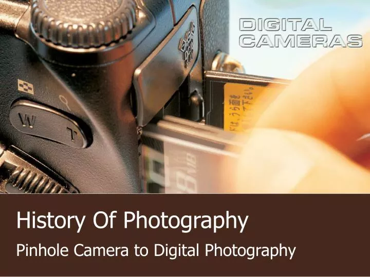 history of photography presentation