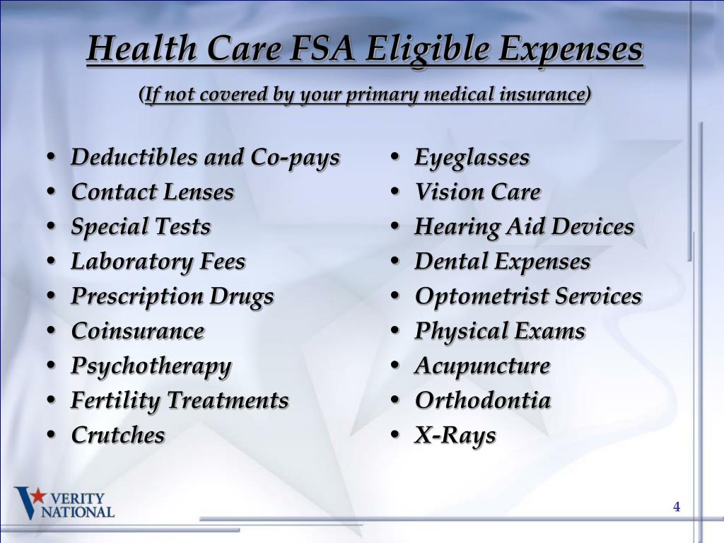 PPT Section 125 Flexible Spending Accounts with the Verity National