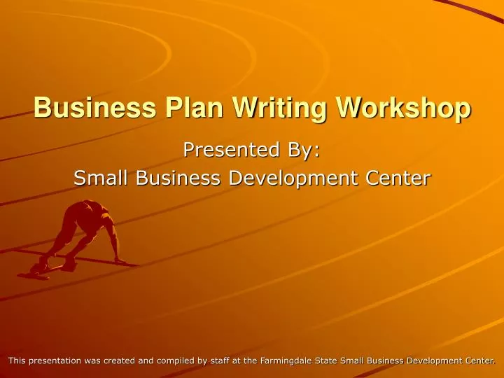 business plan workshop ppt