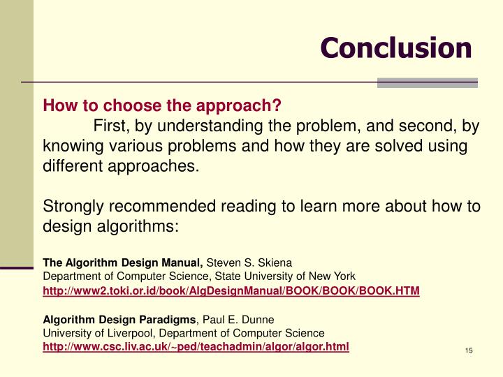 PPT - Chapter 10: Algorithm Design Techniques PowerPoint Presentation ...