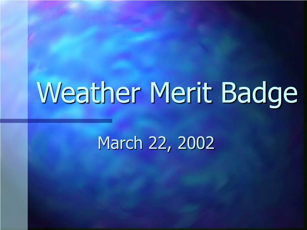 PPT - Weather Merit Badge PowerPoint Presentation, free download Intended For Weather Merit Badge Worksheet