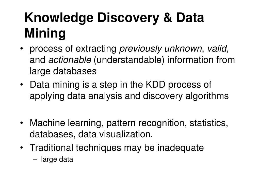 PPT - Knowledge Discovery &amp; Data Mining PowerPoint Presentation -  ID:1250949