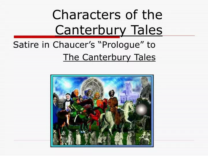 canterbury tales powerpoint