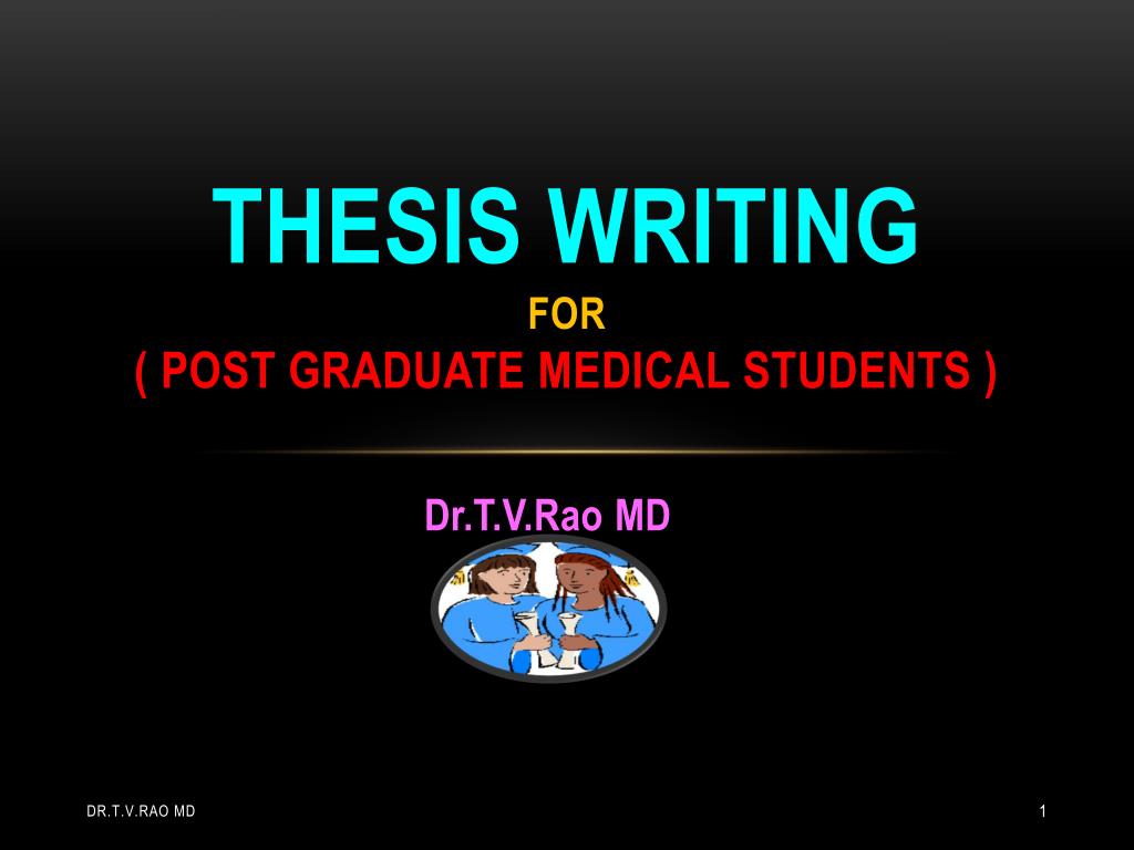 Masters in medical education thesis
