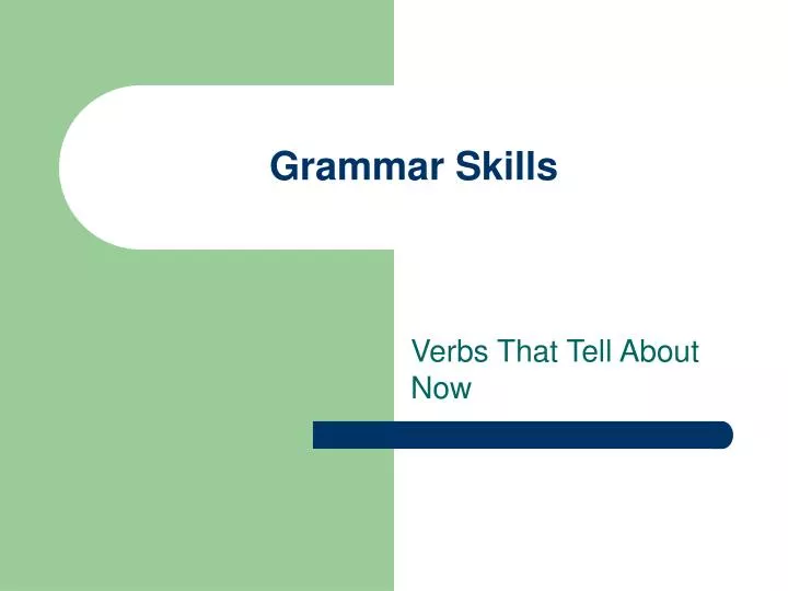 grammar skills n.