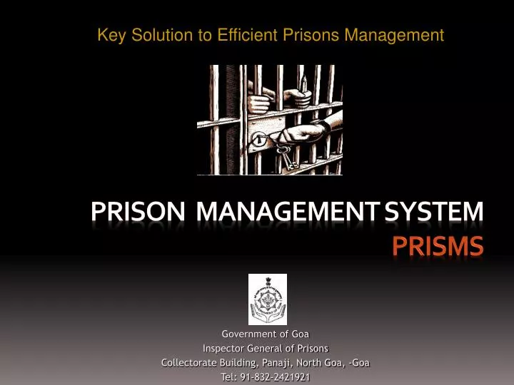 prison management system prison management system