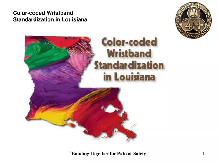 color coded wristband standardization in louisiana n.