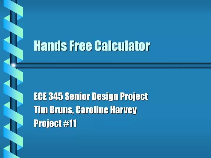 hands free calculator n.