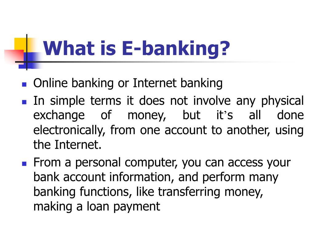 e banking thesis