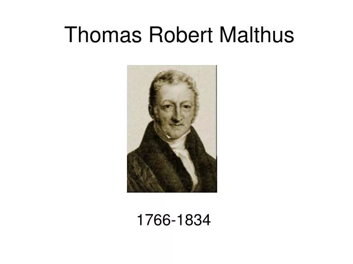 thomas robert malthus n.