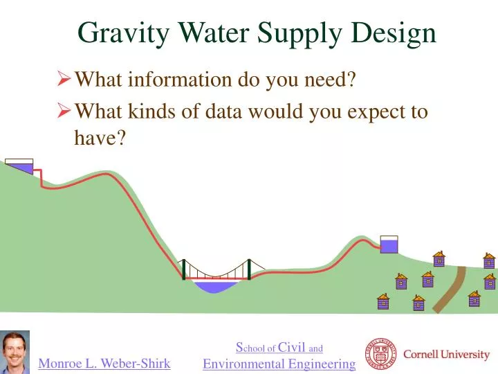 PPT Gravity Water Supply Design PowerPoint Presentation, free