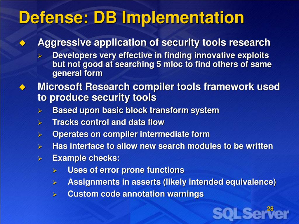 PPT - Commercial Database Security Issues PowerPoint ...
