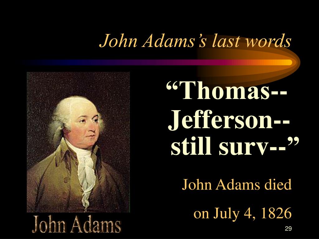july 4 1826 strange event