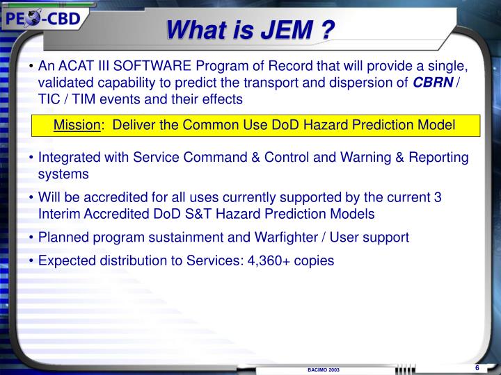 PPT The Joint Effects Model (JEM) Program PowerPoint Presentation