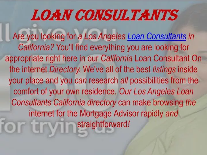 loan consultants n.